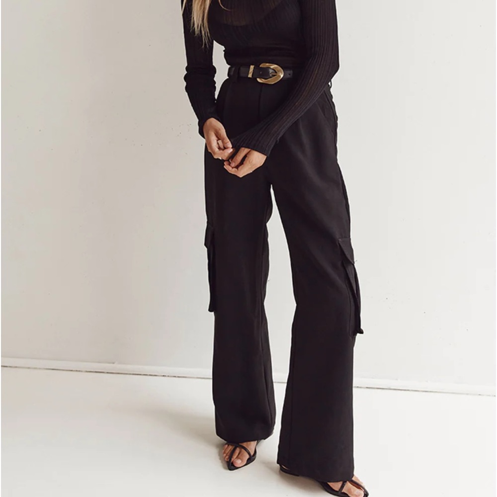 Dissh Willa Cargo Pants, Black